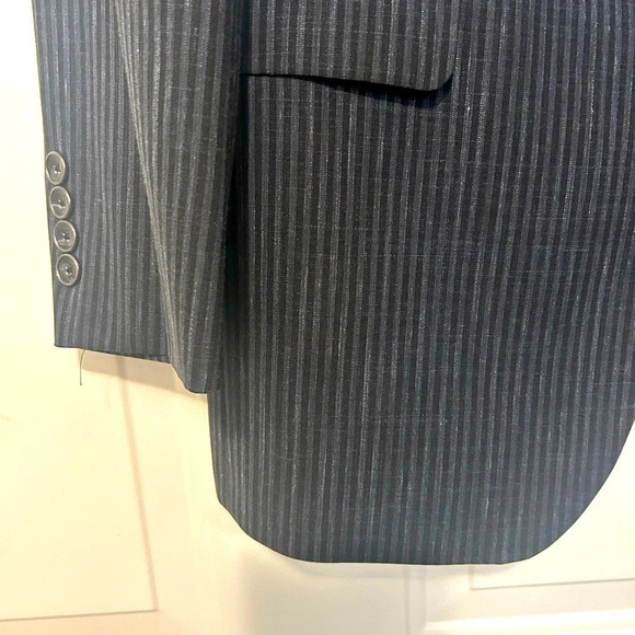 Men’s “Black Brown 1826” NWT blazer wool, linen, silk size 42. 75% wool - Picture 9 of 12